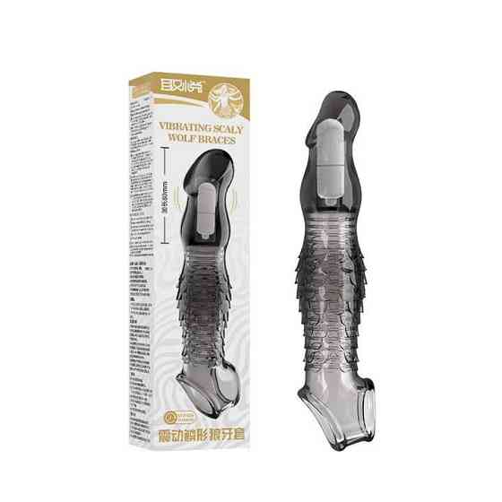 Насадка с вибрацией для увеличения пениса Crystal Skin Penishulle Vibro увеличивает на 8 см Винница