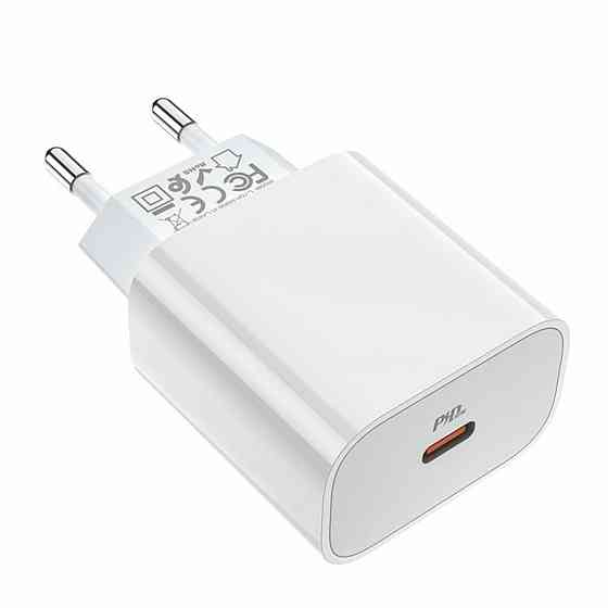 Мережевий зарядний пристрій HOCO C76A Plus Speed source PD20W charger White Киев