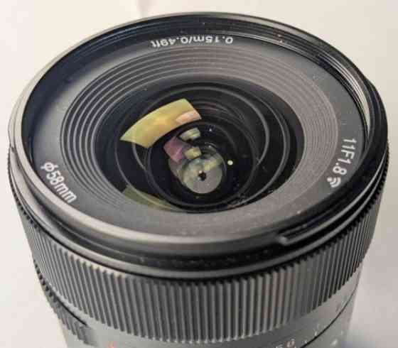 Объектив Youngnou 11mm 1.8 для камер Sony E Харьков