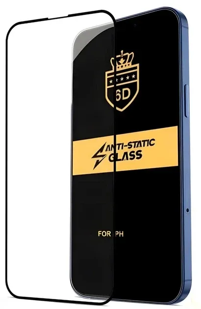 Защитное стекло 6D OG Crow iPhone 14Pro Anti-Static Киев - изображение 2