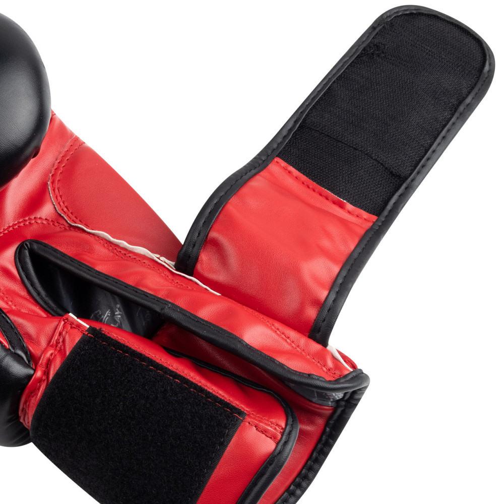 Боксерські рукавиці PowerPlay 3004 Classic Чорно-Червоні 10 унцій Кам'янське - фото 10