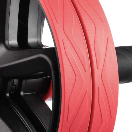 Ролик для пресу подвійний Gymtek червоний Київ