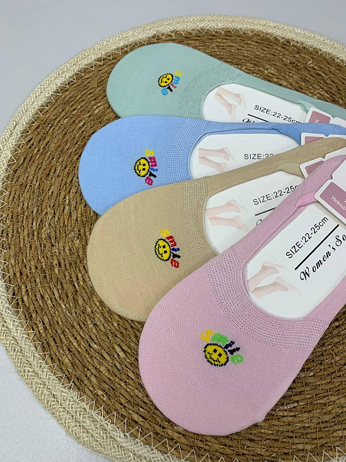 Женские подследники/ следы со смайлом 37-40 р. упаковкой 4 шт. Черновцы - изображение 3