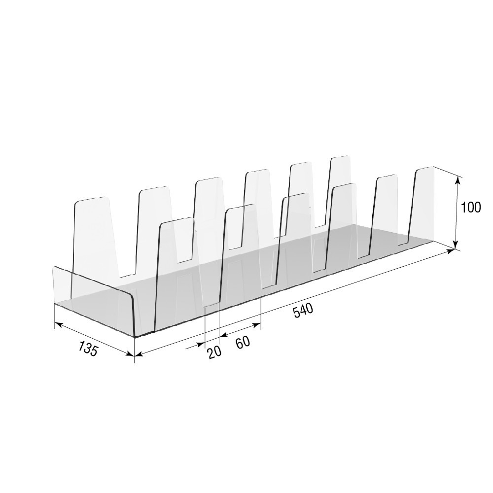 Подставка EKOSTAR под товар на 6 секций Киев - изображение 3