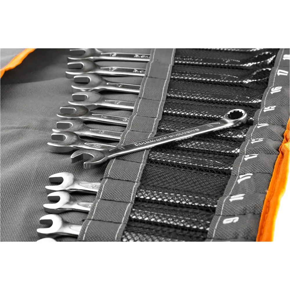 Набір ключів ріжково-накидних Richmann 18 шт. 6-24 мм в чохлі (C8343) Коломия - фото 5