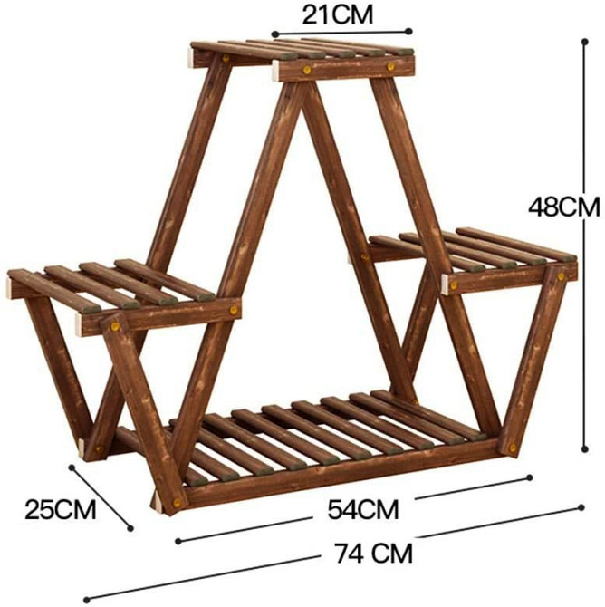 Підставка для квітів "Марсе" капучино Миколаїв - фото 3