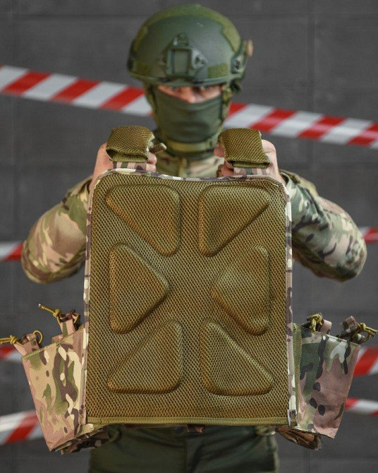 Плитоноска Мультикам зі швидким скиданням. MOLLE 11 підсумків ВТ76599 Одеса - фото 9