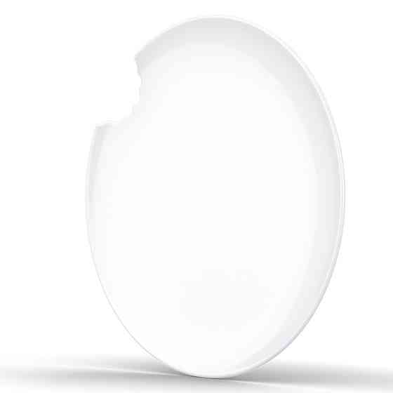 Набір з двох надкушених десертних тарілок Tassen, 20 см, порцеляна Рівне