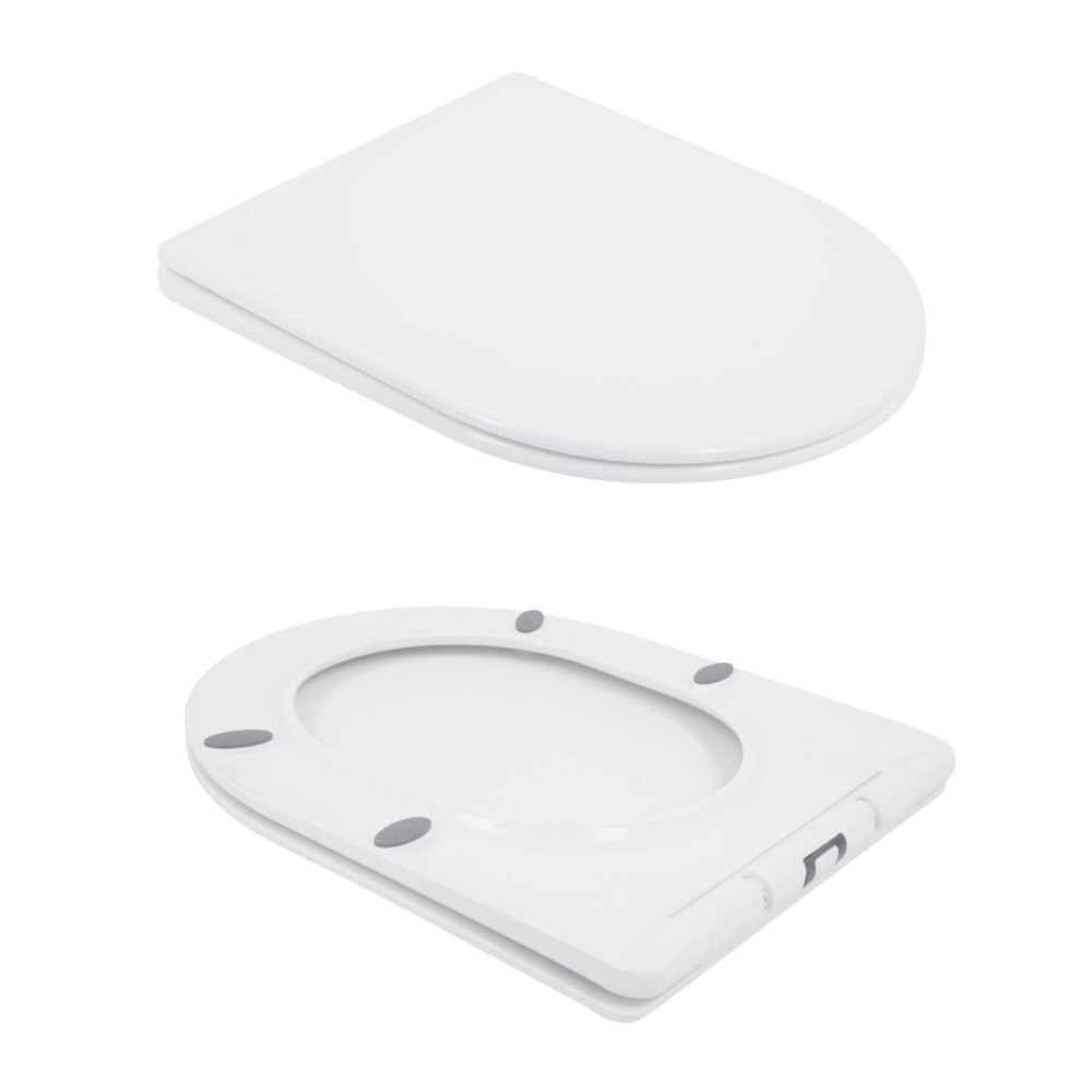 Унітаз підлоговий Qtap Swan Eco Ultra Quiet із сидінням Soft-close 640x360x835 мм QTSWA27W48 White Київ - фото 17