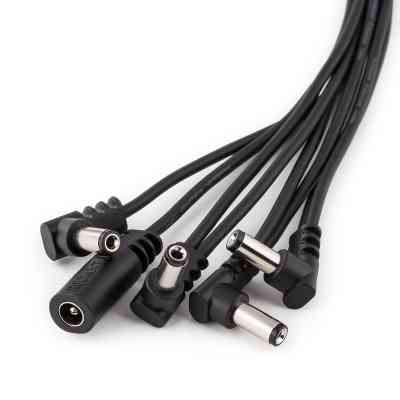 Кабель для гитарных педалей RockBoard Flat Daisy Chain Cable, 8 Outputs, Angled (RBO CAB POWER DC8 A) Винница