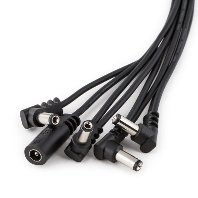 Кабель для гитарных педалей RockBoard Flat Daisy Chain Cable, 8 Outputs, Angled (RBO CAB POWER DC8 A) Винница - изображение 2
