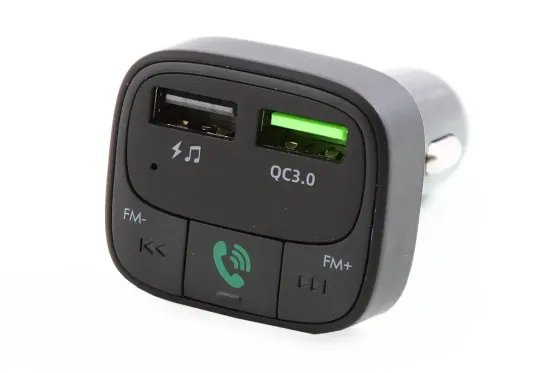 Додаток для радіохвилі до прикур. Bluetooth 5.0 Hoco E59 2USB QC 18Вт/microSD Вінниця