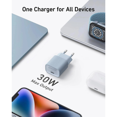 Зарядний пристрій Anker PowerPort 511 Nano IV 30W USB-C Black (A2337G11) Вінниця - фото 4