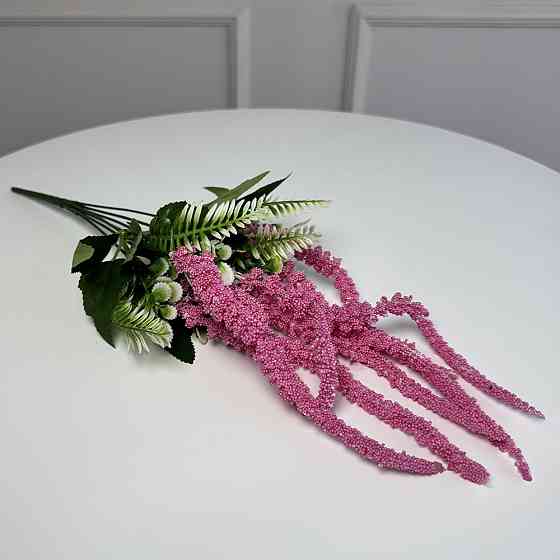 Гілка амаранту штучна 5шт/уп. Колір: фуксія LO-32 Львів