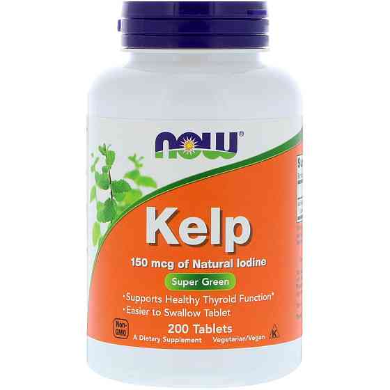 Йод NOW Foods Kelp 150 mcg 200 caps Луцьк