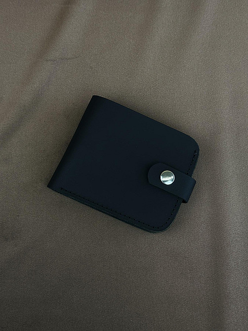 Класичний гаманець із натуральної шкіри SD006 (Чорний) Суми - фото 2