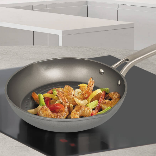 Сковорідка d26см з кришкою індукційне дно MR-1202-26 Basic Maestro Житомир