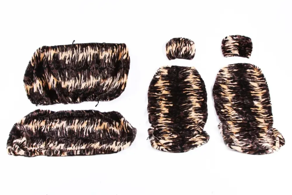 Чехли на сідниці хутряні чорний/бежевий з підгол. Вінниця - фото 1