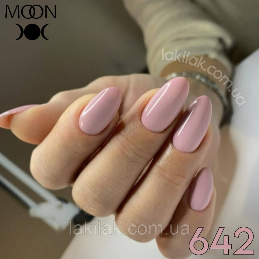Гель-лак Moon Full Winter №642 бежево-ліловий 8мл Херсон - фото 1