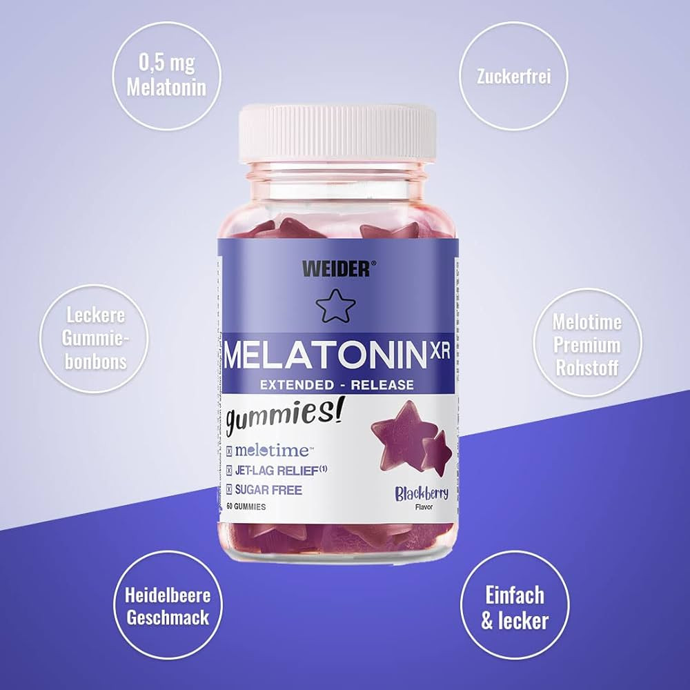 Melatonin XR 60gummies (Blackberry) Луцьк - фото 2