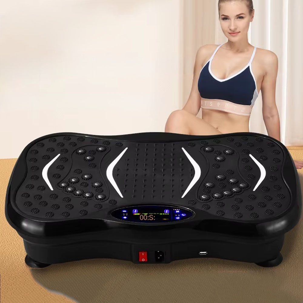 Виброплатформа для тренировок с 2 эспандерами + пульт, до 120кг TS-5513 / Вибротренажер для похудения Киев - изображение 10