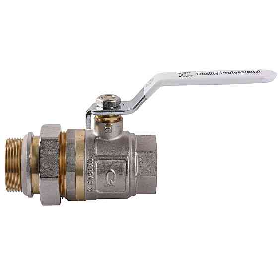 Кран кульовий прямий з американкою Q PROFESSIONAL QP003 PN40 1 1/2| Київ