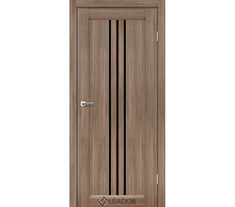 Двері VERONA Полотно, екошпон Сіре дерево BLK Київ - фото 1