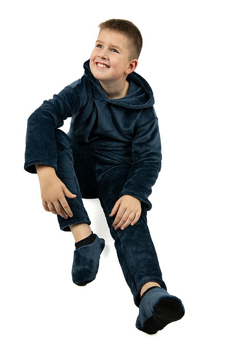 Піжама підліткова, тепла, для хлопчика, велсофт, топ Київ - фото 2