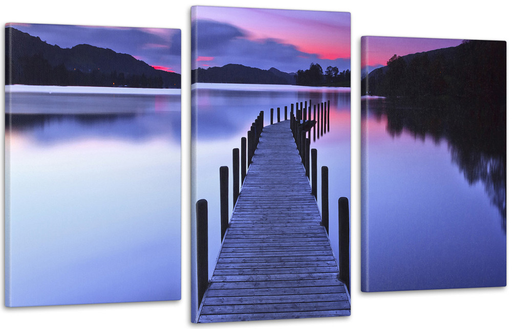 Модульная картина Природа Мост Art-80_3 70x130 см Киев - изображение 1