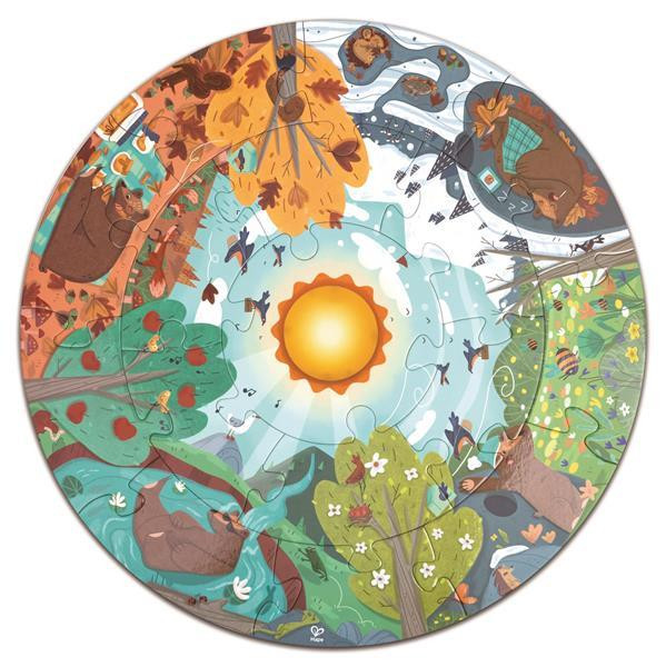 Пазл круглий Hape Чотири сезони 16 ел. (E1636) Харків - фото 3