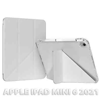Чехол для планшета BeCover Ultra Slim Origami Transparent Apple iPad Mini 6 2021 Gray (712931) Винница