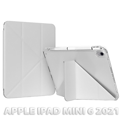 Чехол для планшета BeCover Ultra Slim Origami Transparent Apple iPad Mini 6 2021 Gray (712931) Винница - изображение 1