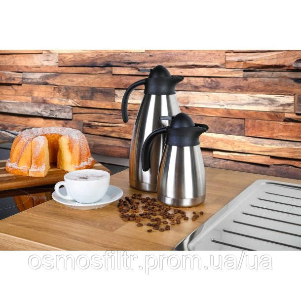 Термос Axentia 500 мл нерж корпус ручка і носик чоний пластик з подвійними стінками 15.5x20x10 см (116801) Київ - фото 8