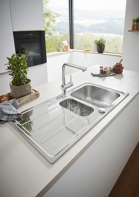 Змішувач для кухні з висувним виливом Grohe Minta   ( 32168000 ) 39069 Харків - фото 6
