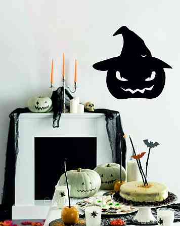 Декоративне настінне Панно «Хеллоуїн — гарбуз», Декор на стіну 50*45 см Київ