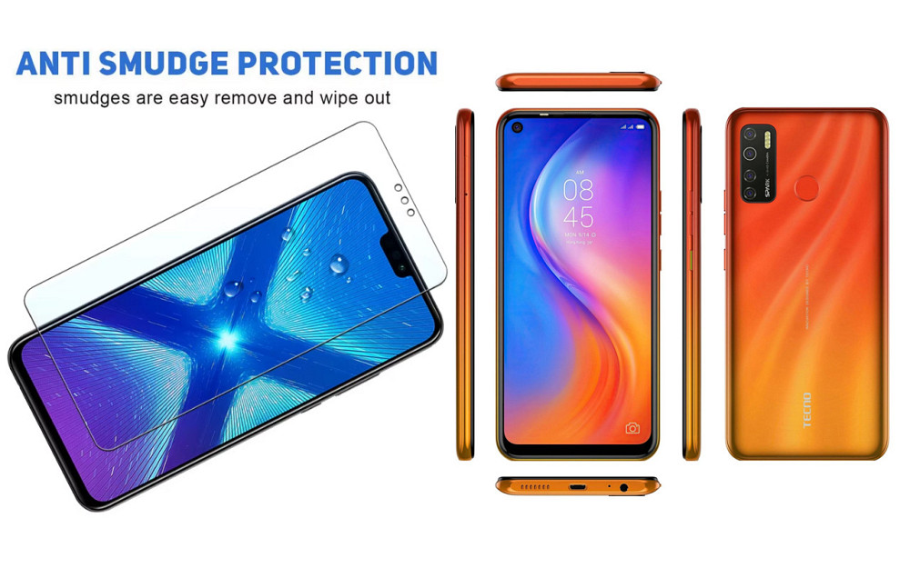 Защитное стекло NeoGlass для TECNO Spark 5 Pro (KD7) – ультрапрозрачное и устойчивое Киев - изображение 3