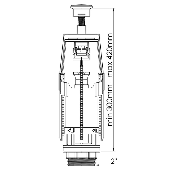 Выпускной механизм для сливного бачка универсальный Харьков - изображение 2