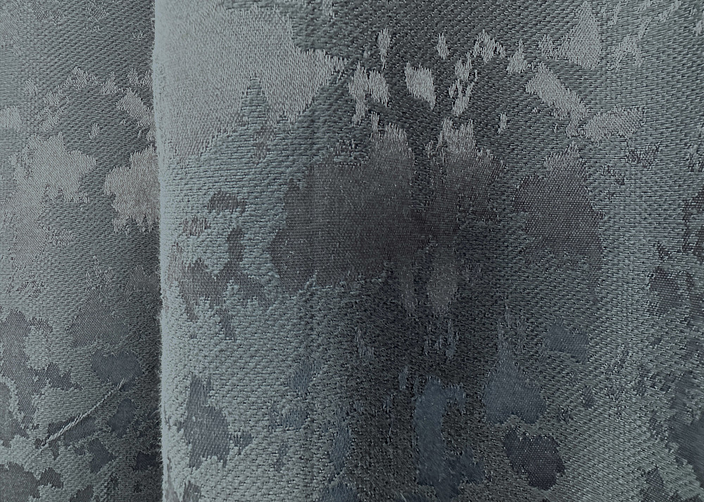 Комплект коротких штор VR-Textil Льон мармур Pavliani ХО № 1262ш Графітовий 130х170 см 2 шт (35-0204) Київ - фото 15