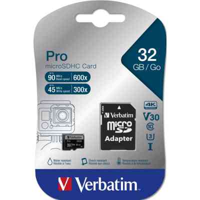 Карта пам&apos;яті Verbatim 32GB microSDXC class 10 UHS-III PRO (47041) Вінниця