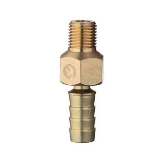 Шарнір поворотний, зовнішня різьба 1/4" на шланг 12 мм, латунь, STORM INTERTOOL PT-2207 Київ