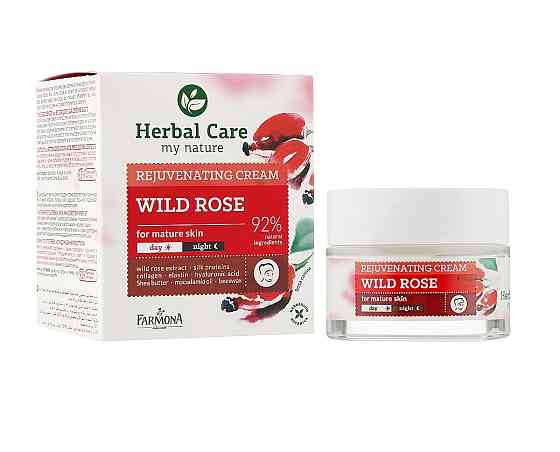 Омолоджуючий крем для обличчя Шипшина Herbal Care Farmona 50 мл Винница