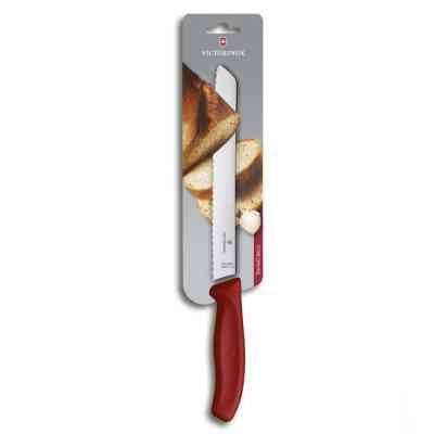 Кухонный нож Victorinox SwissClassic Bread 21 см Serrated Red (6.8631.21B) Винница