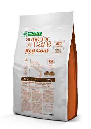 Nature's Protection Superior Care Red Coat Grain Free Salmon Adult All Breeds Сухий беззерновий корм для дорослих собак усіх порід з рудим забарв Київ