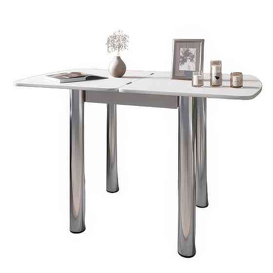 Обеденный стол раскладной LION Нота Мини Нимфея Альба 60x70/70x120 (LION-041300) Львов