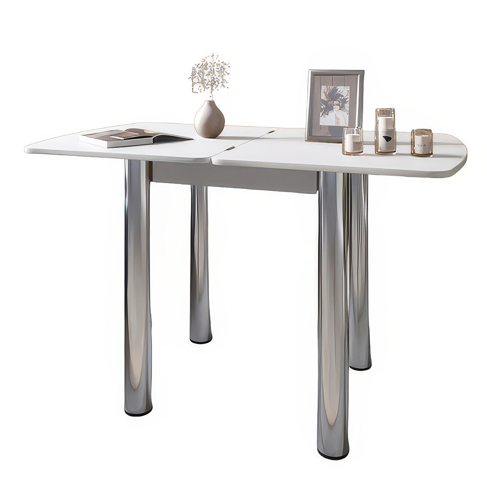 Обеденный стол раскладной LION Нота Мини Нимфея Альба 60x70/70x120 (LION-041300) Львов - изображение 3