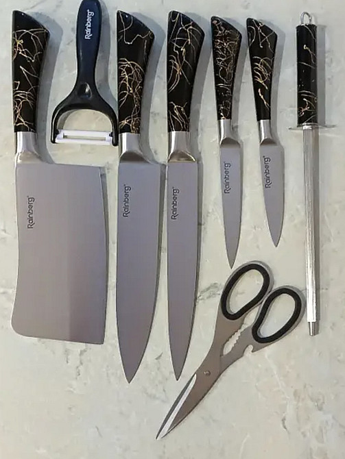Набір ножів 8 предметів Rainber RB 2499 (12) Одеса - фото 2