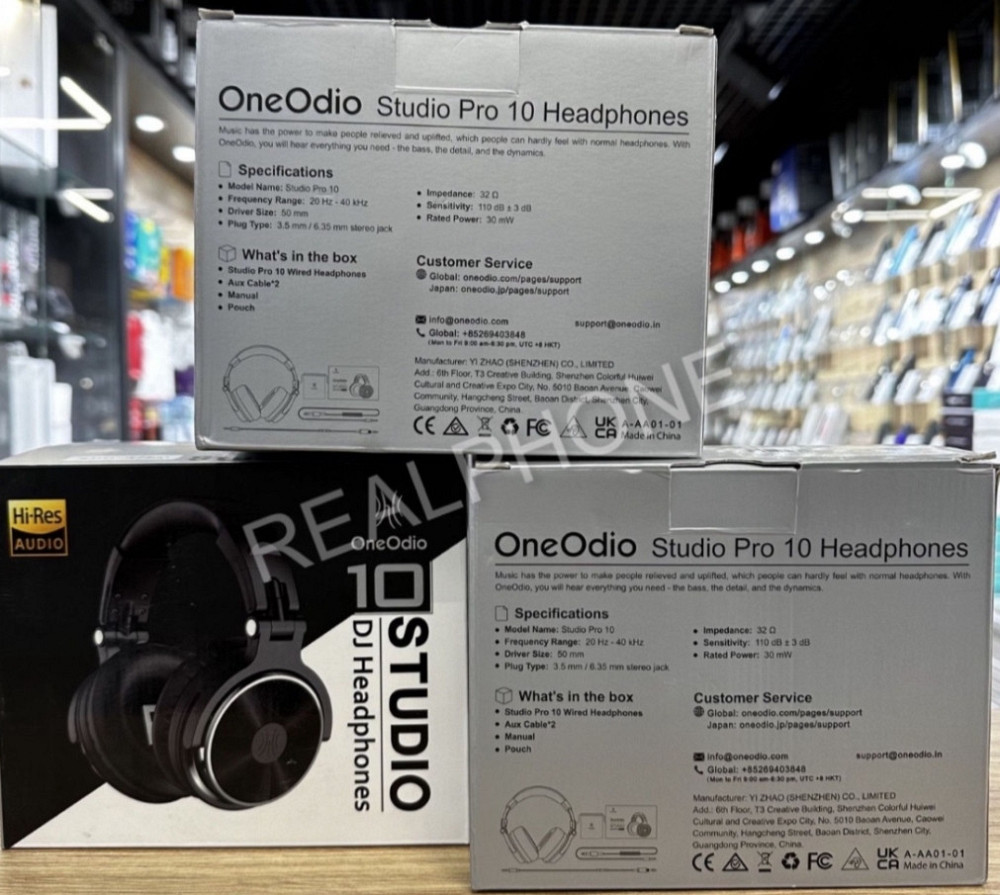 Наушники Гарнитура: Oneodio Studio Pro 10 DJ Headphones Харків - фото 2
