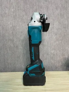 Акумуляторна кутова шліфувальна машина Domotec 48V 125мм з 2 АКБ та зарядним пристроєм Одеса - фото 2