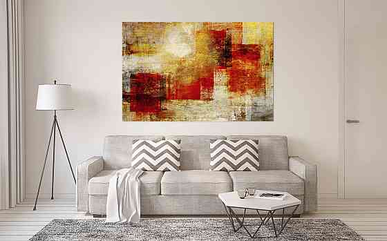 Картина холст  у вітальню / спальню Абстракція    MLP_7 ( 60х30см ) 40x80 см Київ