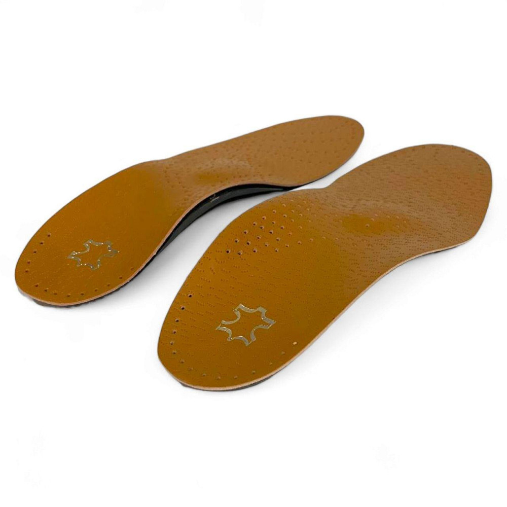 Ортопедические стельки Insoles Health с супинатором, кожаные, анатомические, для поддержки стопы, разные разме Харьков - изображение 9